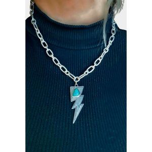 BOLT STONE NECKLACE